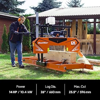 Wood-Mizer LX50SUPER Portable Sawmill 26